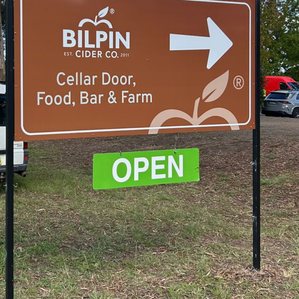 Pylon Sign Upgrade for Bilpin Cider Co