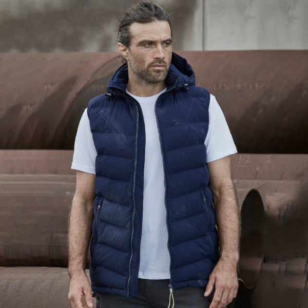 Custom Unisex Streetworx Hooded Puffer Vest