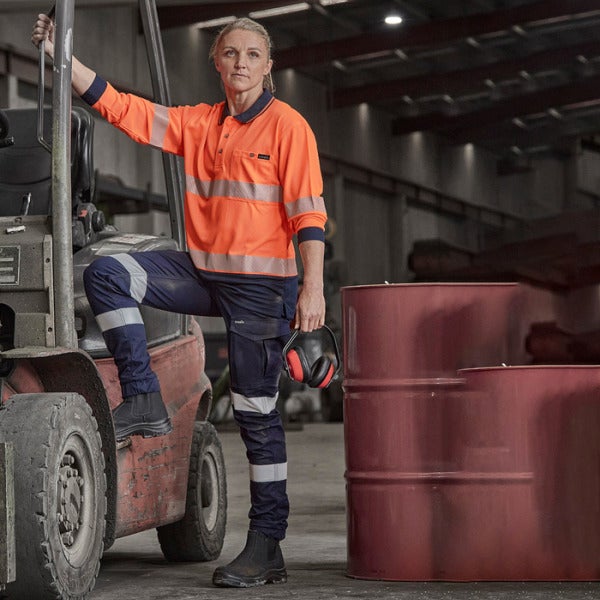 Custom Essential Stretch Taped Cargo Pant Cuffed Women’s