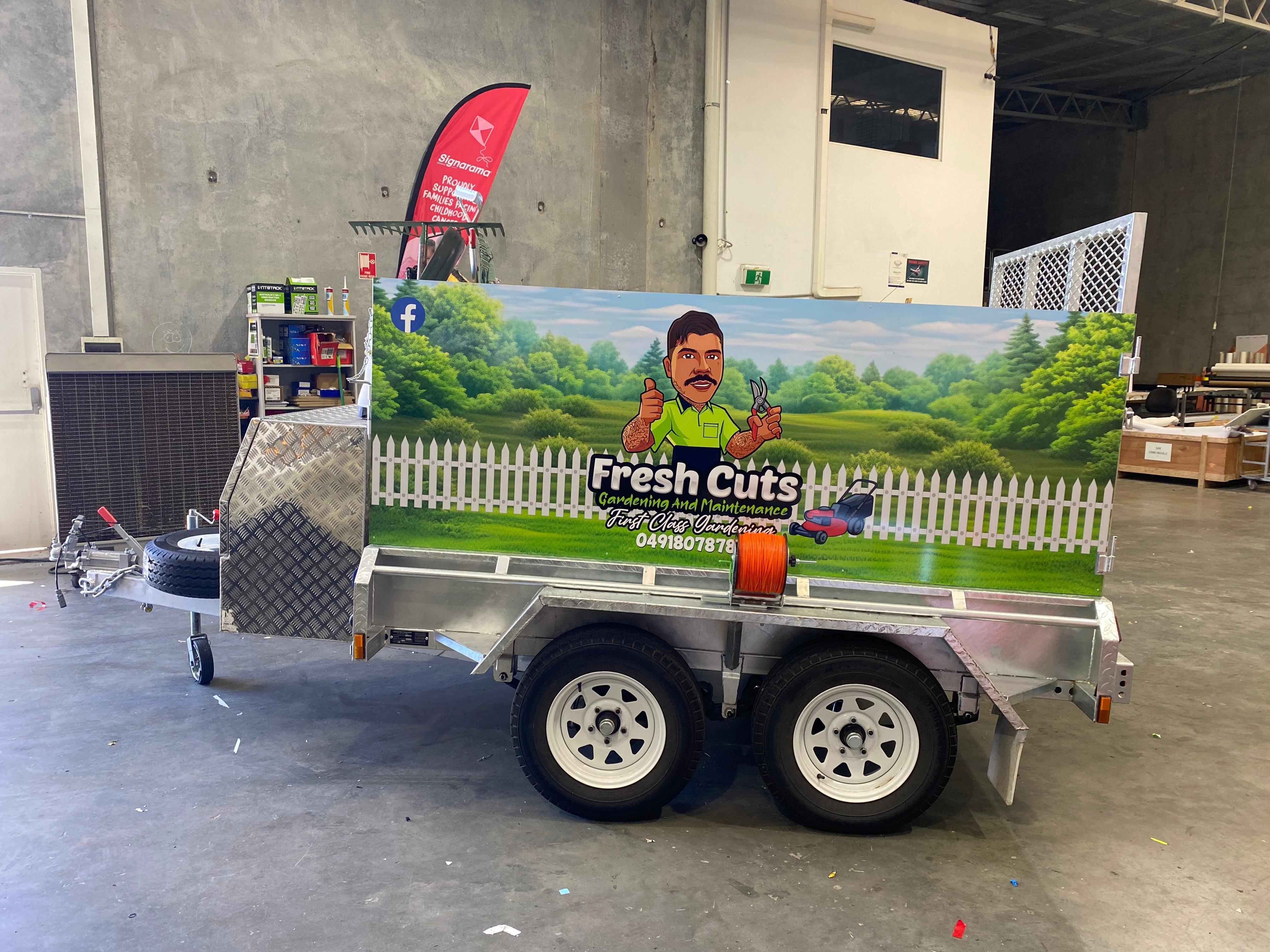 Custom Trailer Vinyl Wraps That Turn Your Work Vehicle Into a Mobile Billboard