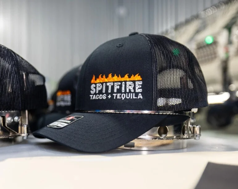Custom Embroidered Trucker Hat for Spitfire Tacos + Tequila