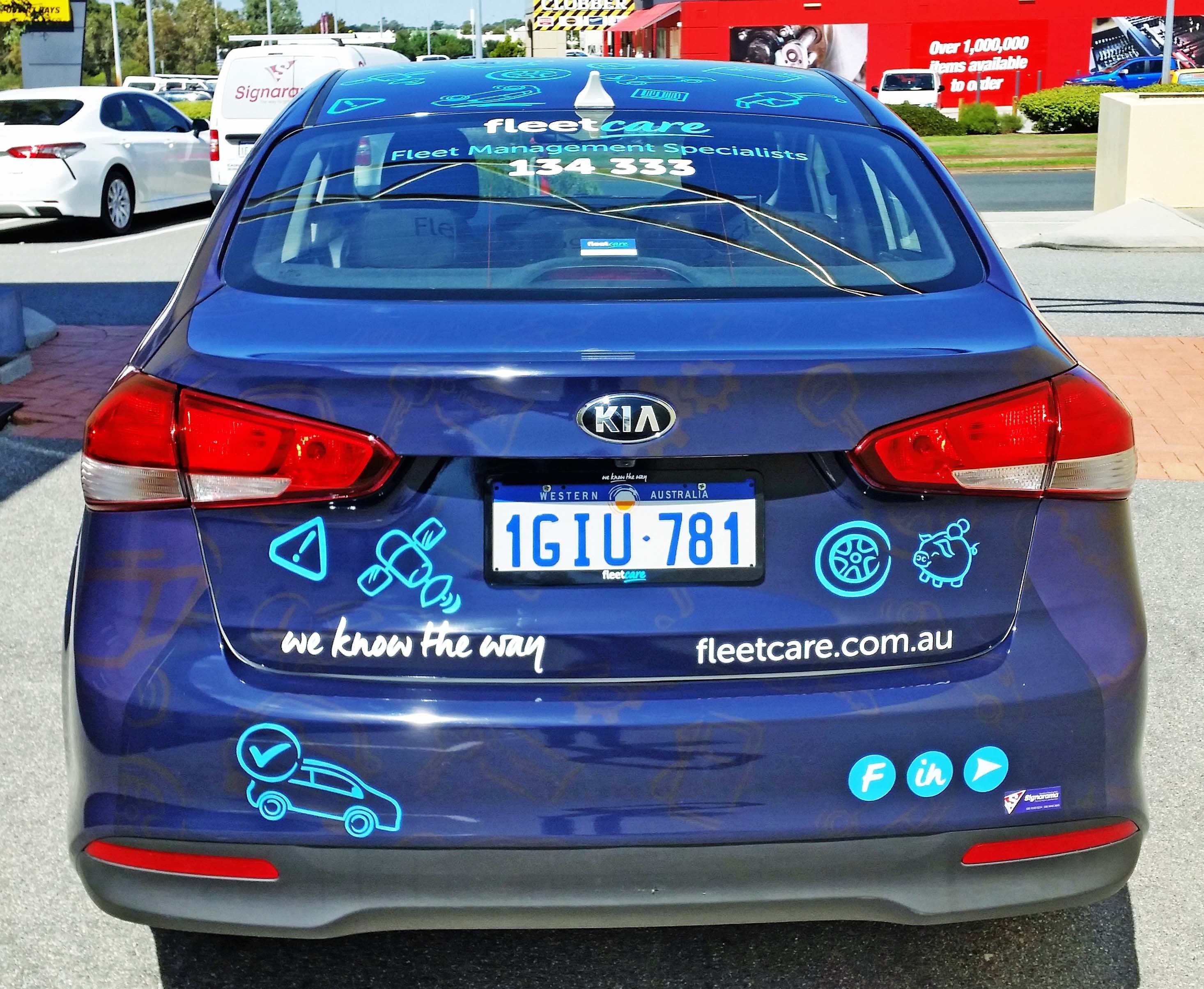 Fleetcare Vehicle Graphic - National Install