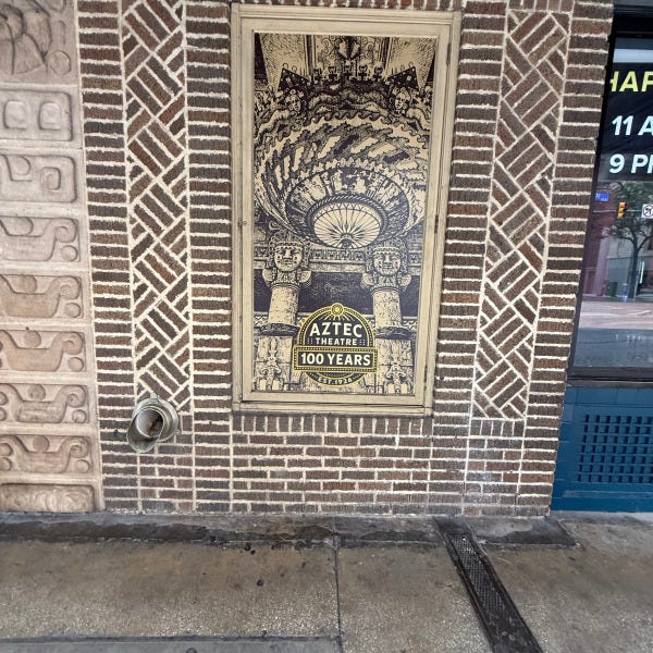 Aztec Theatre_Window Graphics_Full Window_Design 2