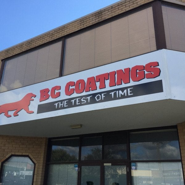 BC Coatings Fascia Signage