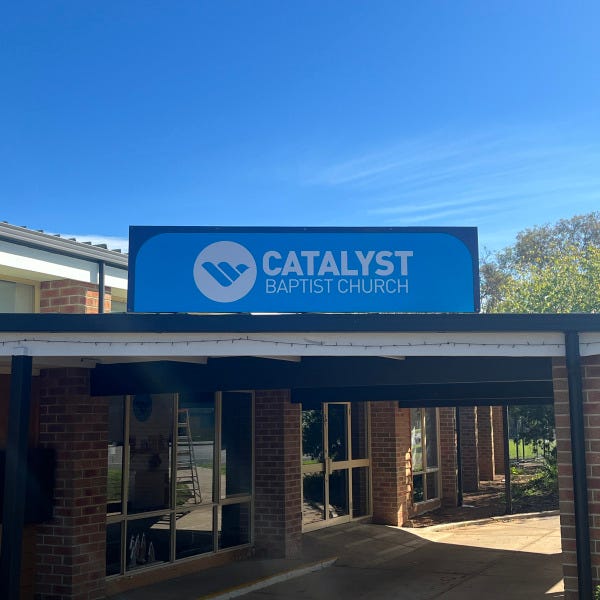Roof Top Signage with Frame