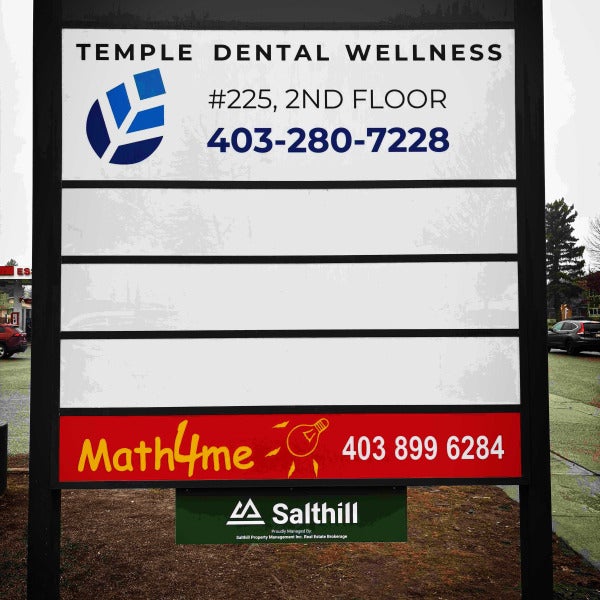 Temple Crossing - Pylon Sign Inserts