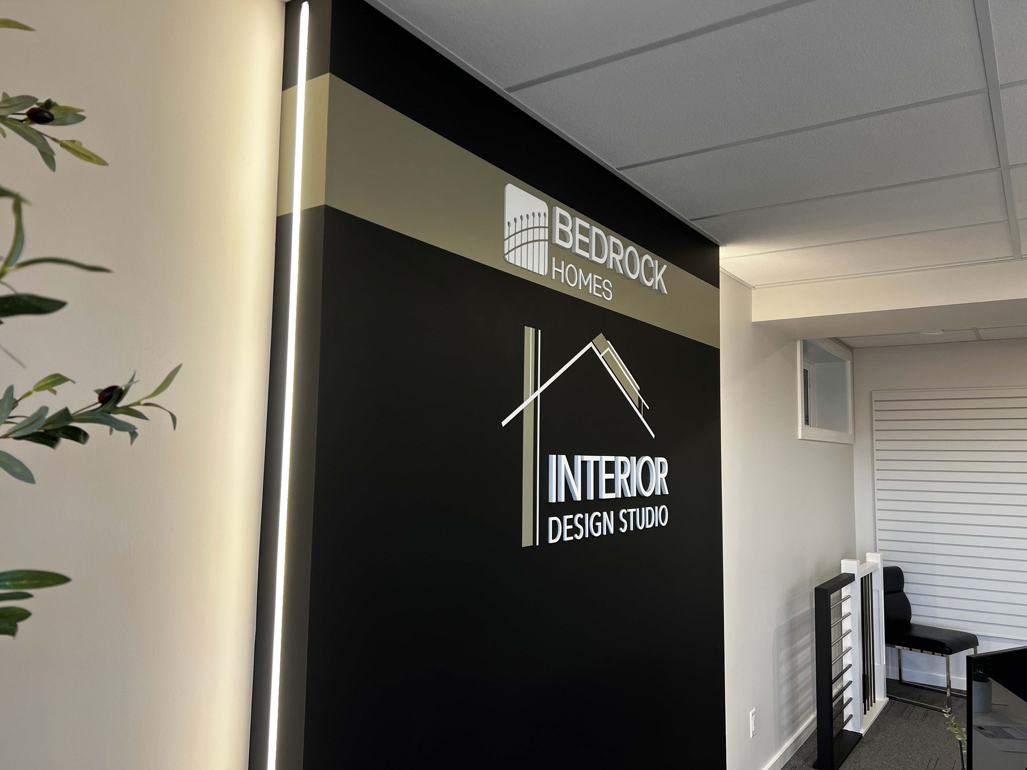 Bedrock Homes - Showroom Signs