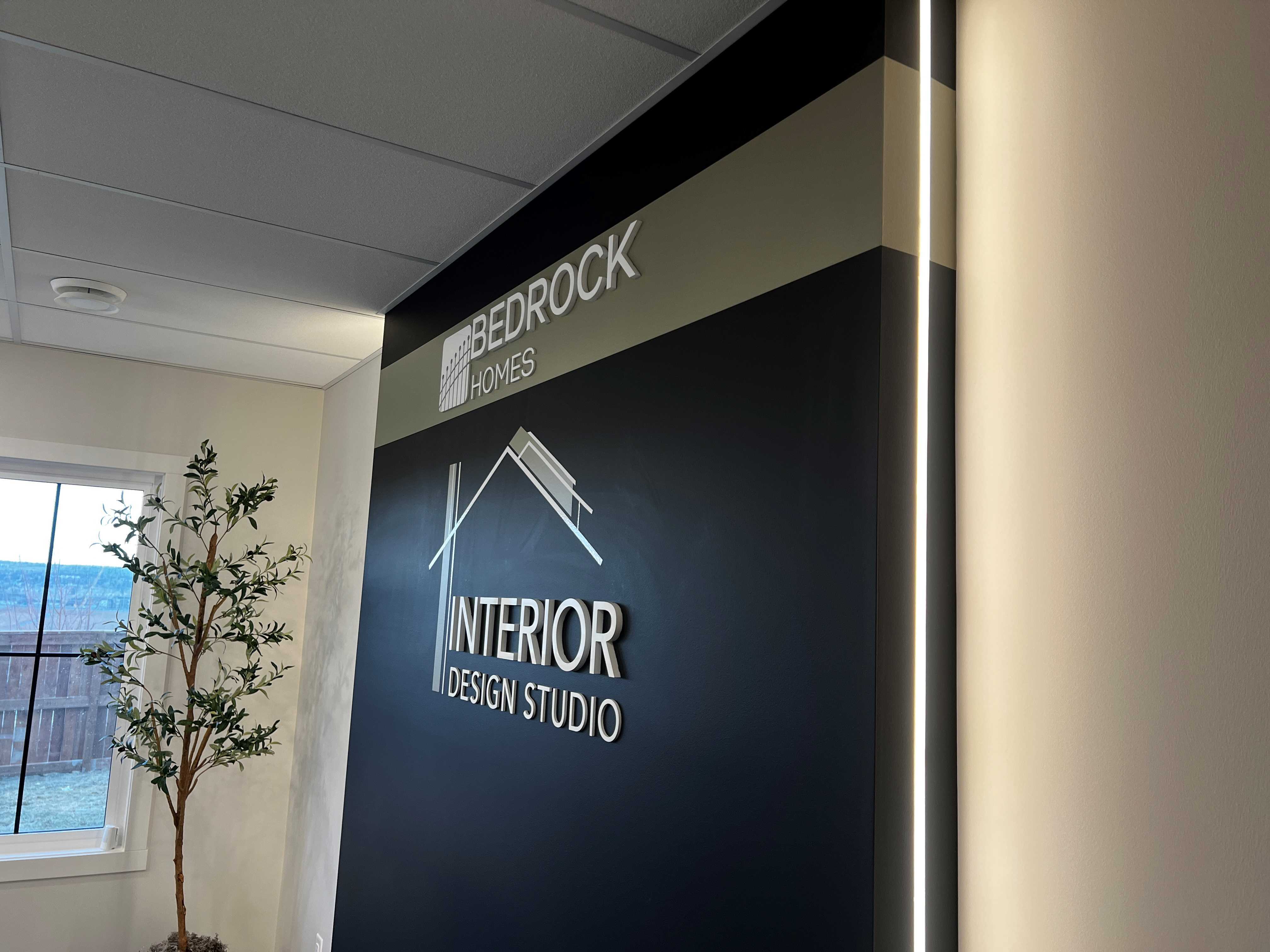 Bedrock Homes - Showroom Signs