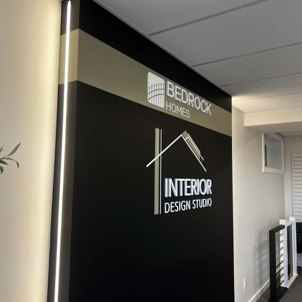 Bedrock Homes - Showroom Signs