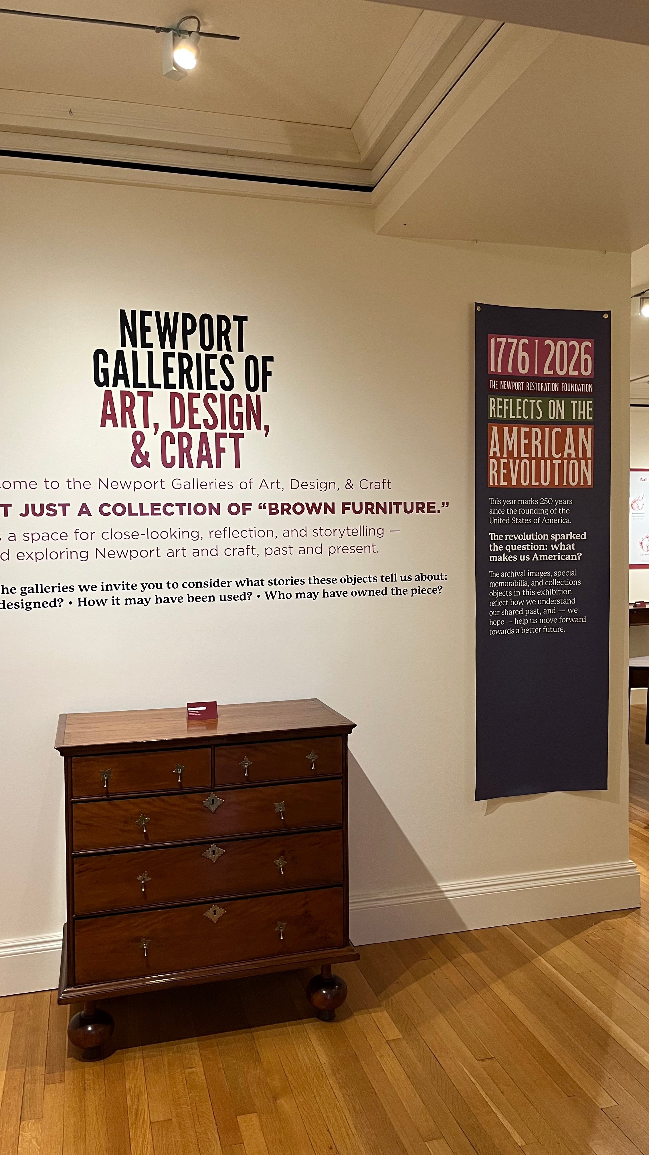 Newport Restoration Foundation Gallery Makeover: New Signage, New Experience