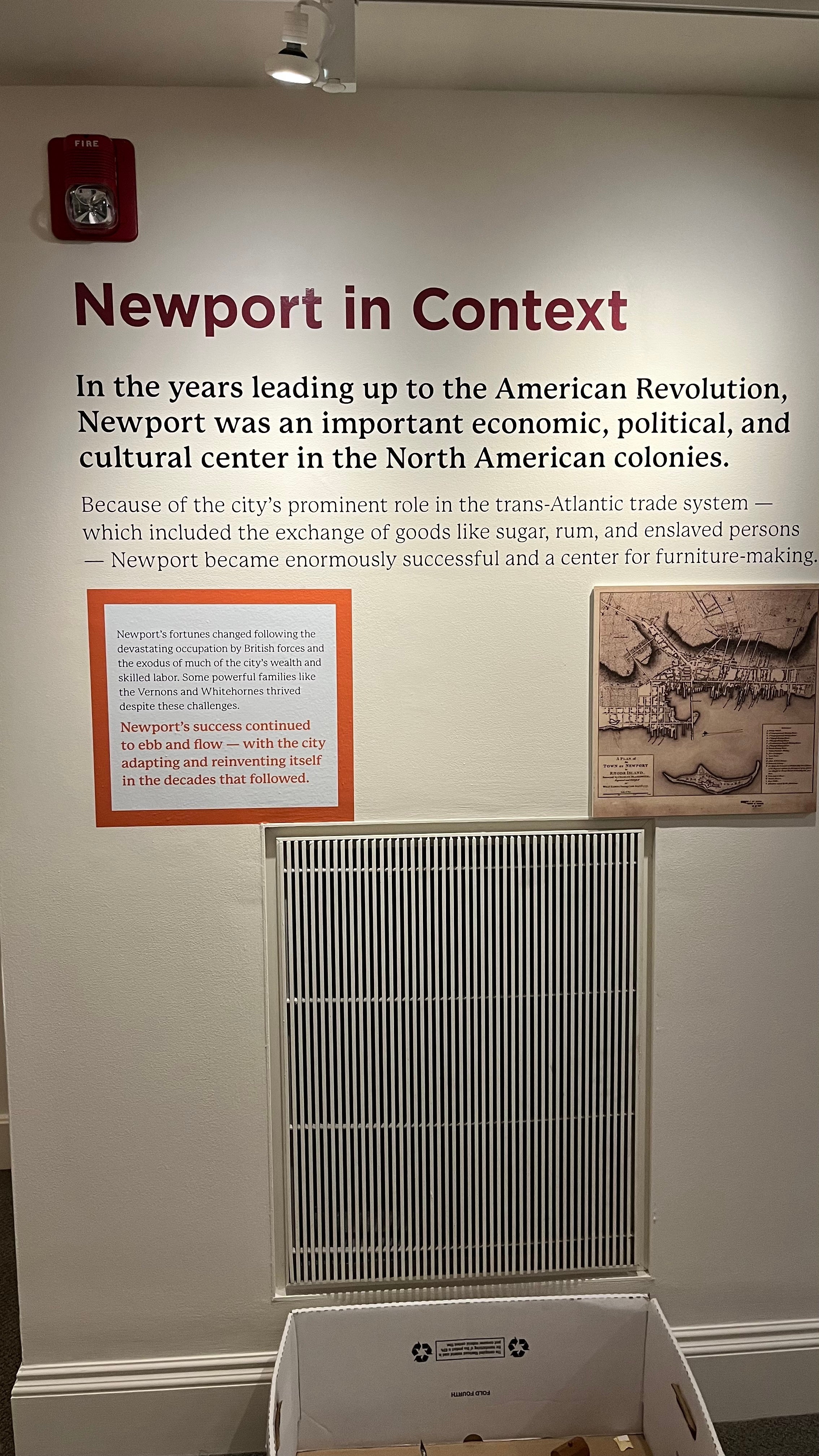 Newport Restoration Foundation Gallery Makeover: New Signage, New Experience