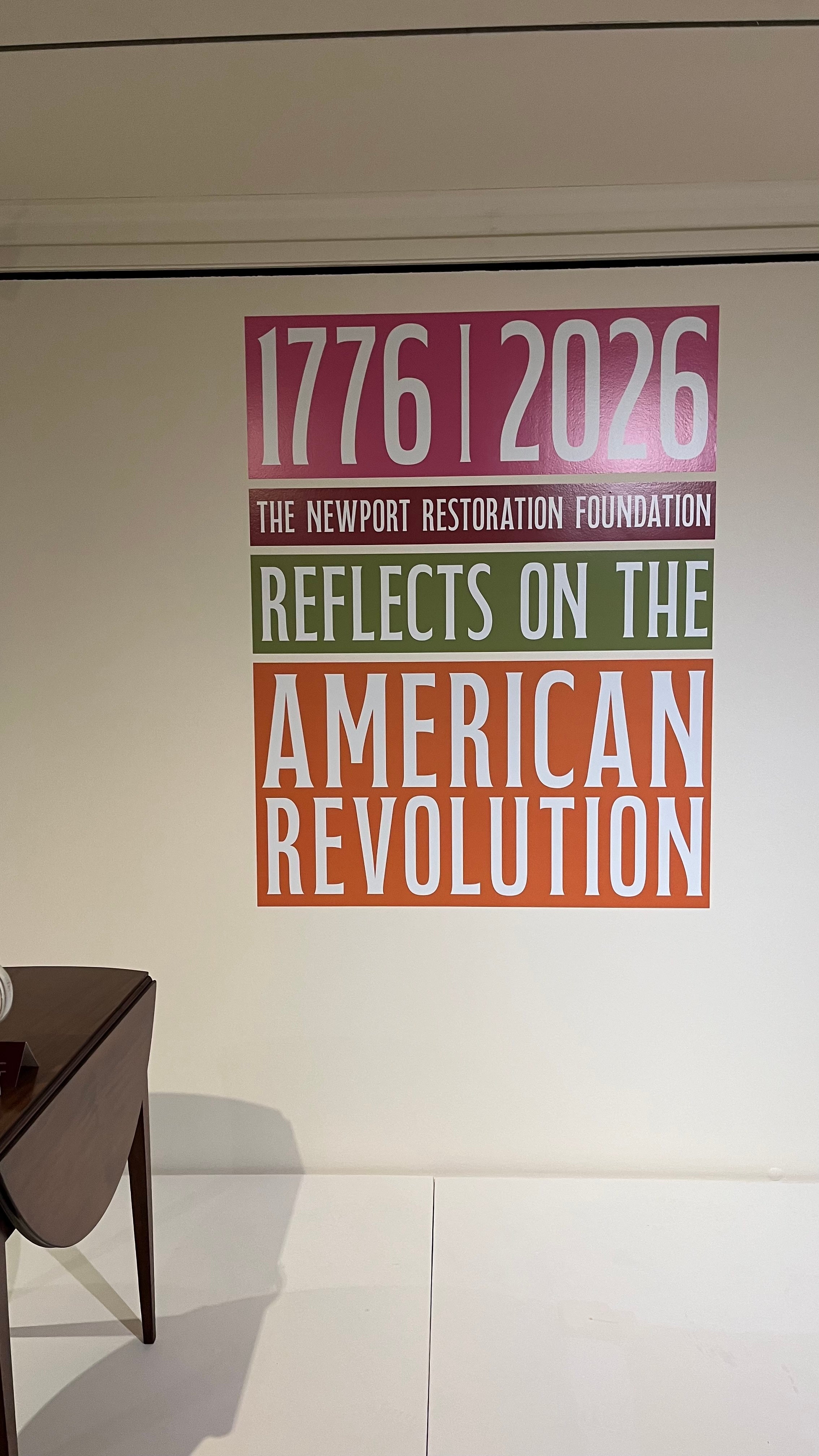 Newport Restoration Foundation Gallery Makeover: New Signage, New Experience
