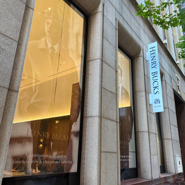 Great Signs for Henry Bucks Martin Place Flagship Store
