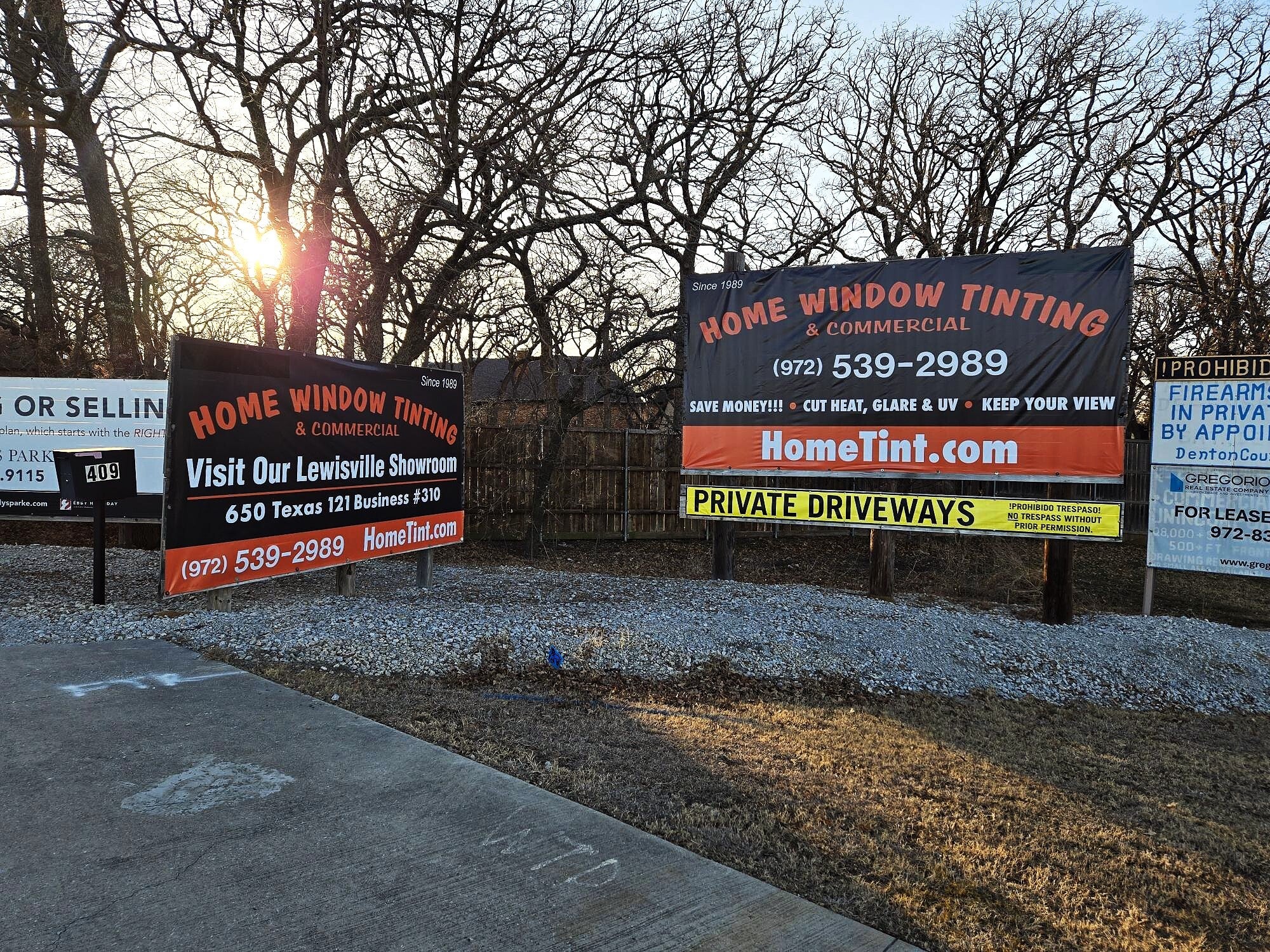 Enhancing Home Tint’s Brand with Professional Outdoor Banners