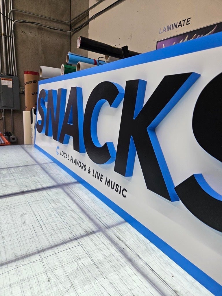 An Inside Look at Dimensional Letters Sign Manufacturing at Signarama Redmond, WA