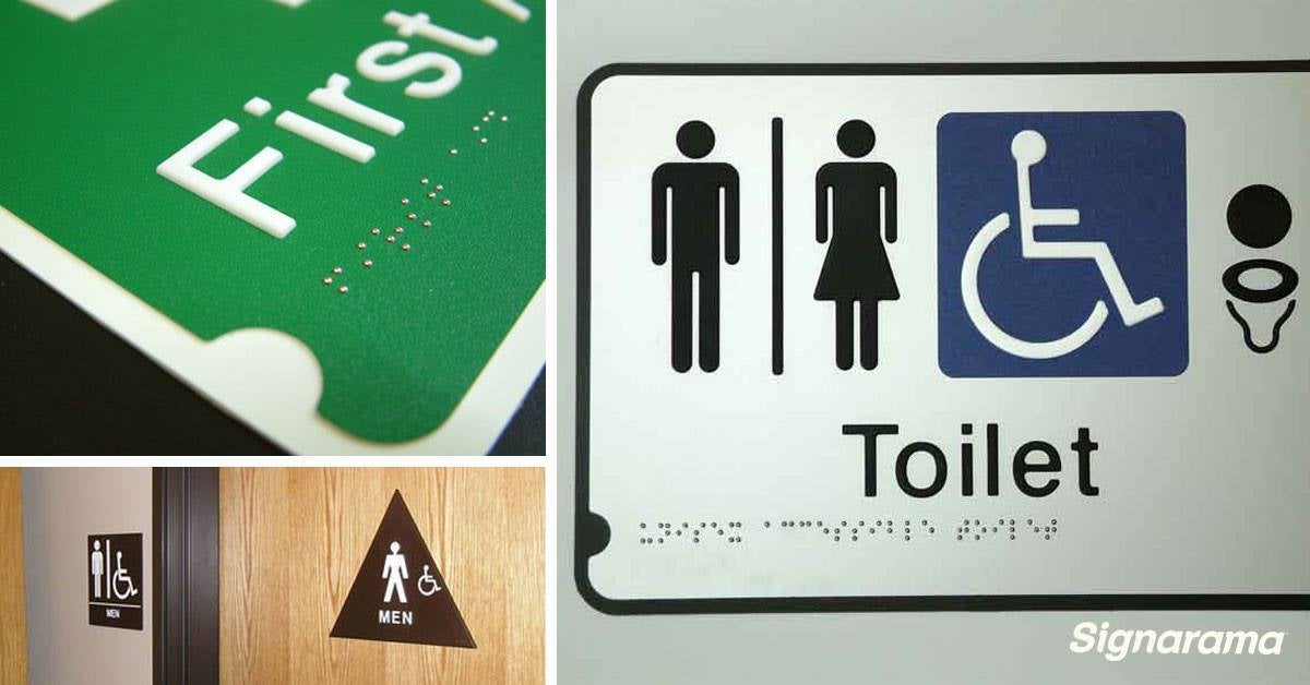 ADA Signage in Oldsmar, FL | Signarama Oldsmar Custom Braille Signs