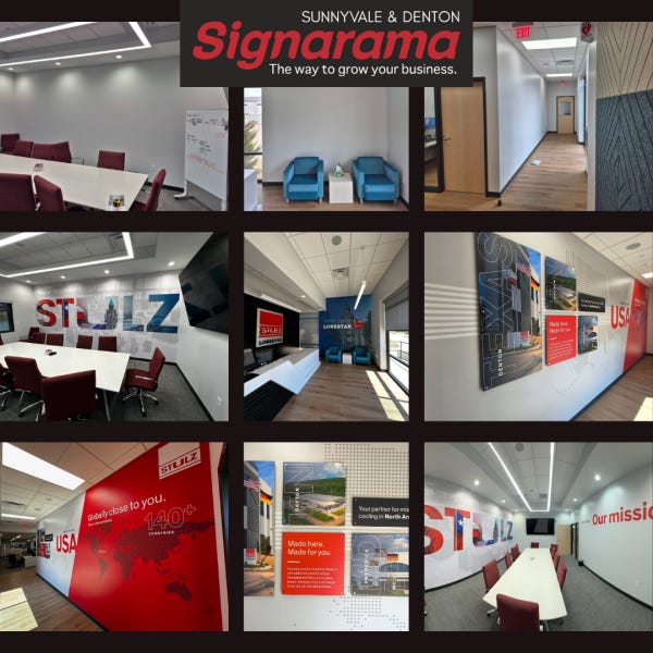 Stulz Wall Wrap and Lobby Signs