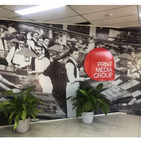 Print Media Group - Internal Signage