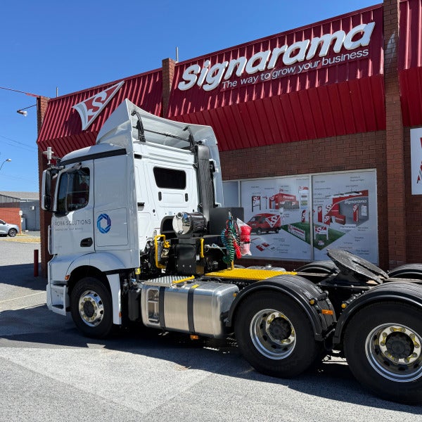 Signage for the Future: Wrapping Aora Solutions' Autonomous Mobility Trucks