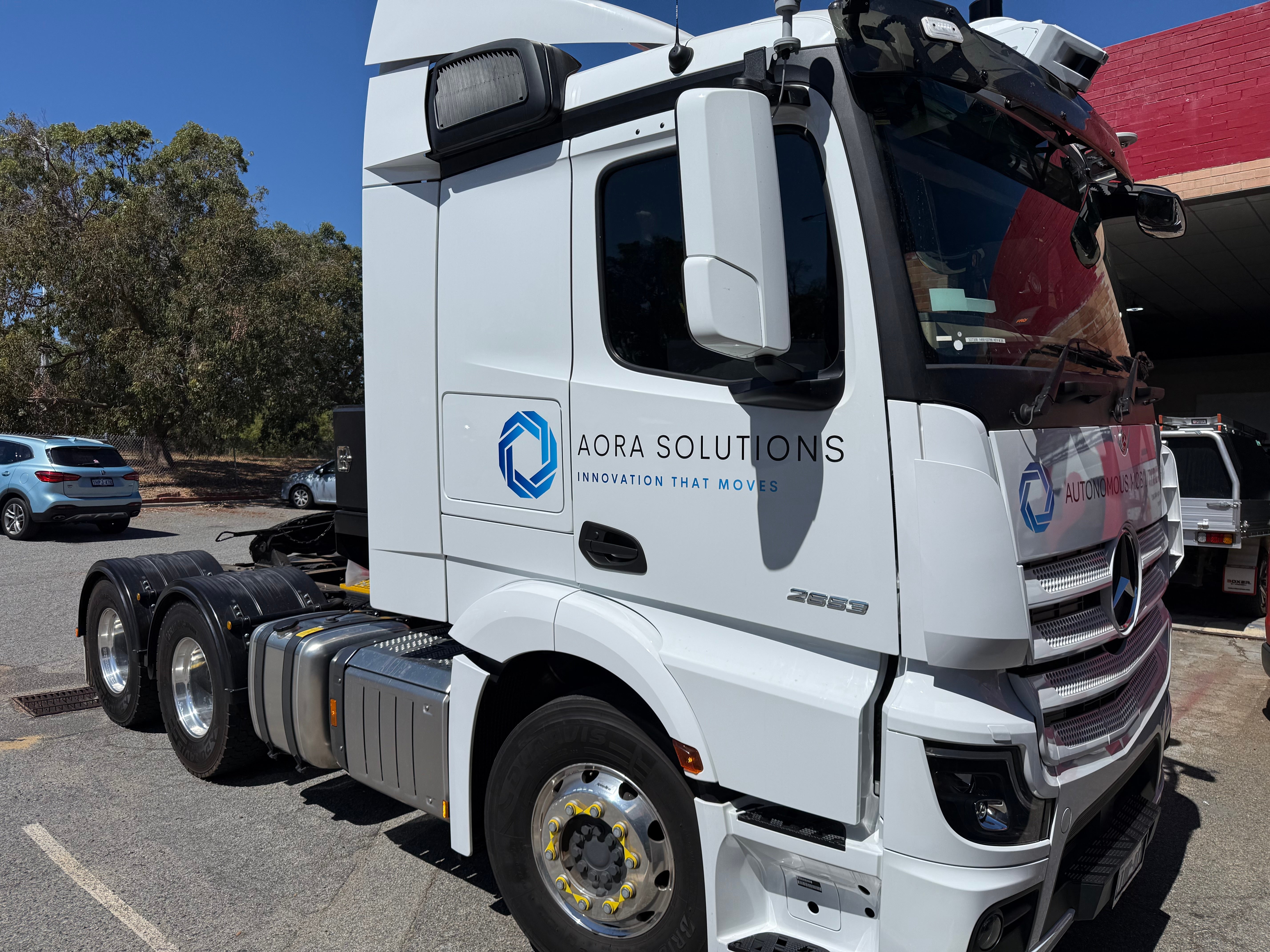Signage for the Future: Wrapping Aora Solutions' Autonomous Mobility Trucks