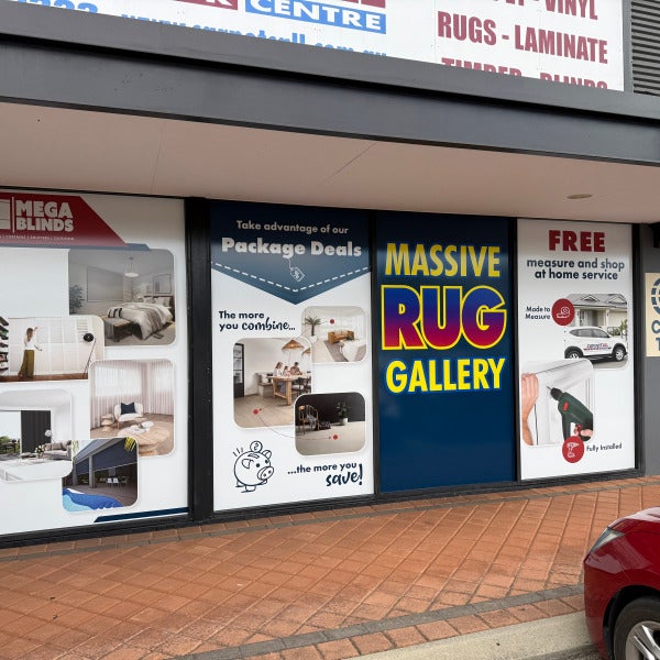 Window graphics that work hard — our latest project for Carpet Call Joondalup