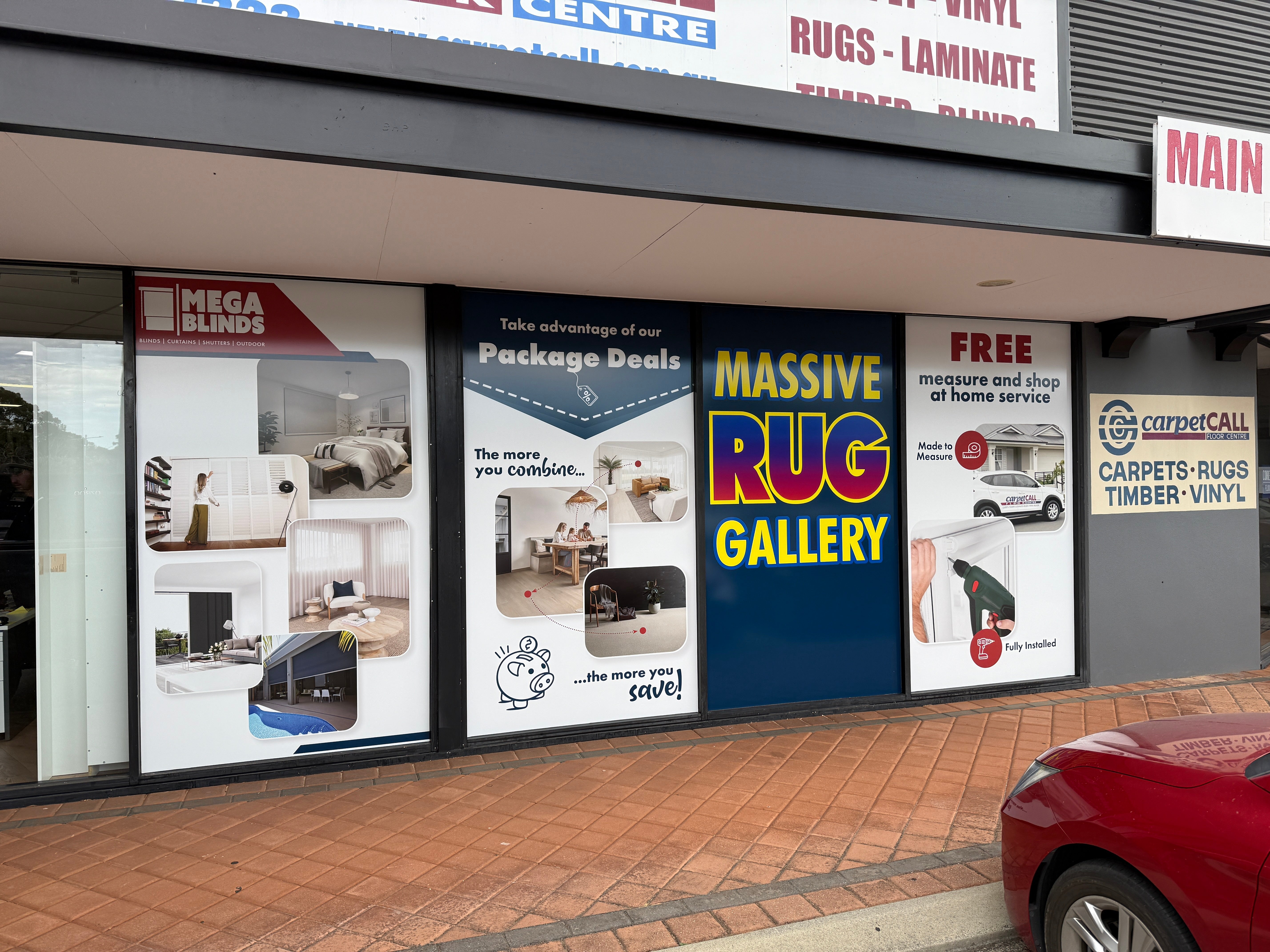 Window graphics that work hard — our latest project for Carpet Call Joondalup