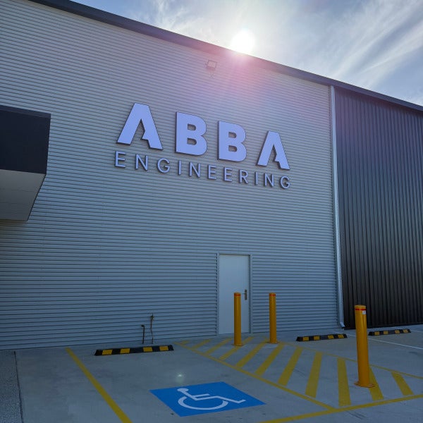 Illuminated Signage for Abba Engineering, Pinjarra