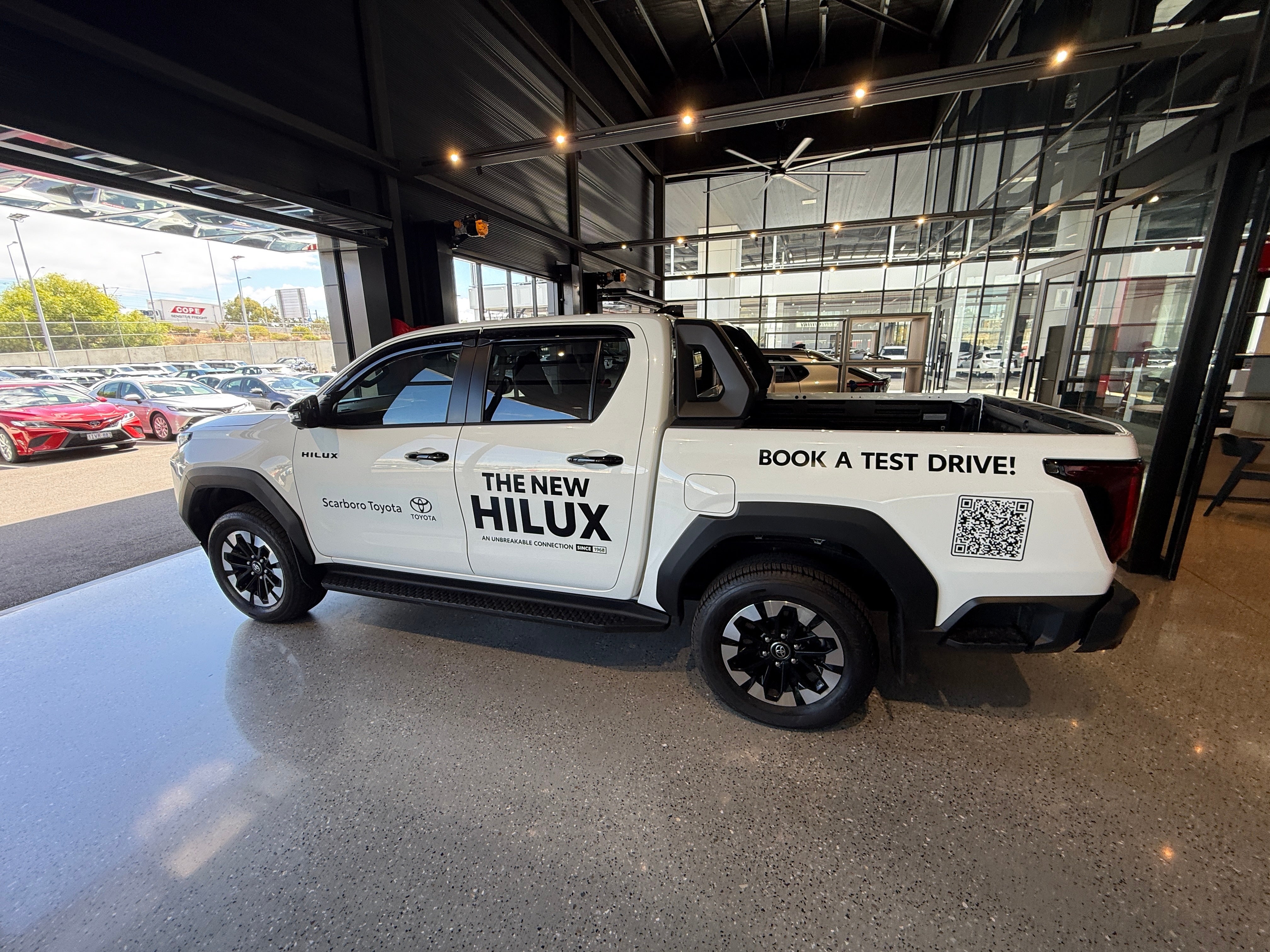Hitting the Showroom Floor in Style — Toyota Hilux Branding for Galleria Toyota & Scarboro Toyota