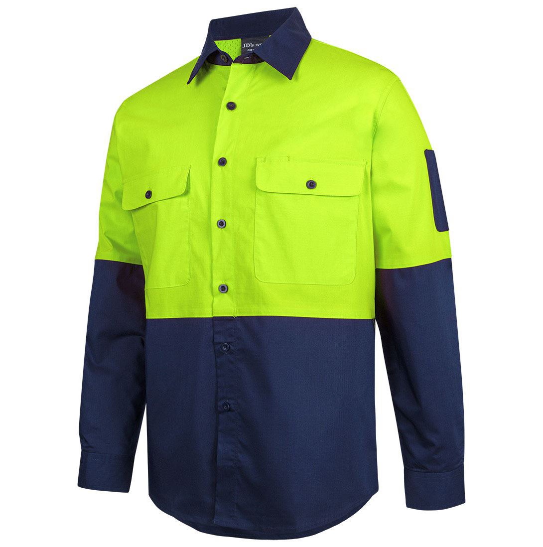 Hi Vis Class F Ripstock LS Work Shirt