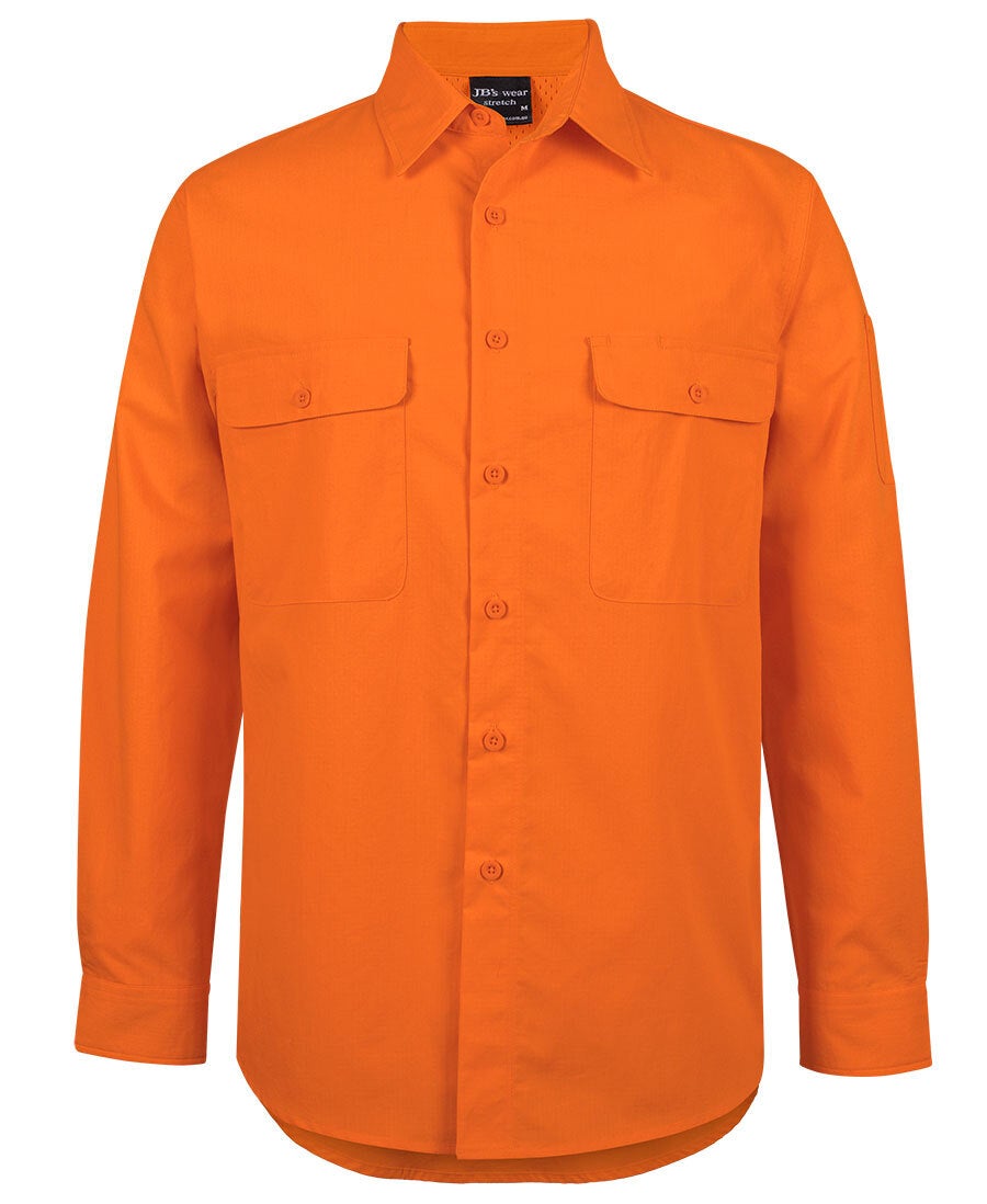 Hi Vis Class F Ripstock LS Work Shirt