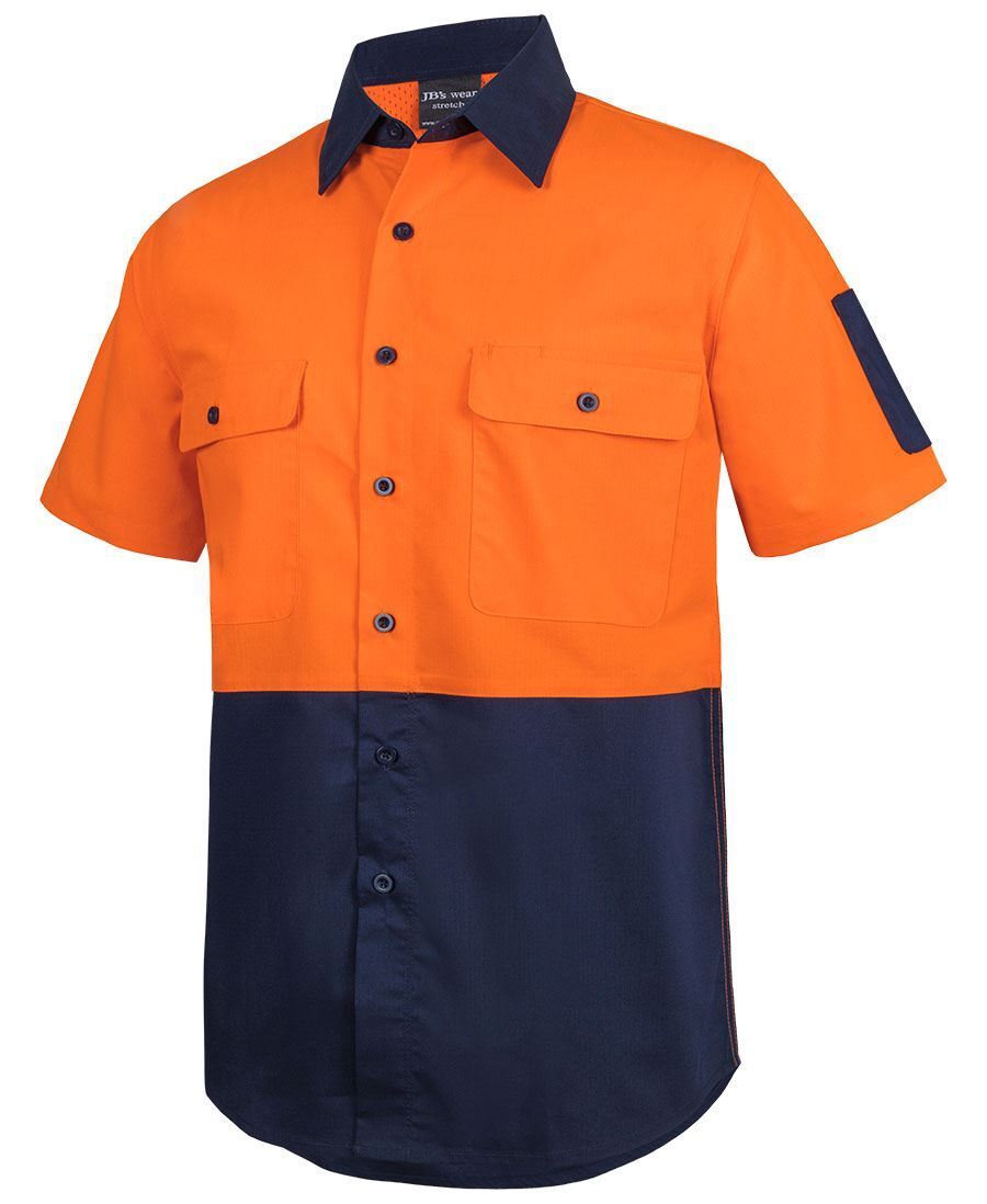 Hi Vis Class Ripstop SS Work Shirt