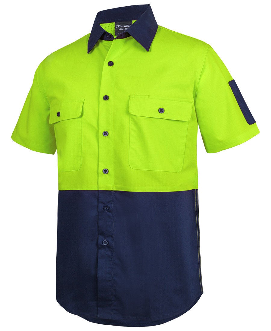 Hi Vis Class Ripstop SS Work Shirt