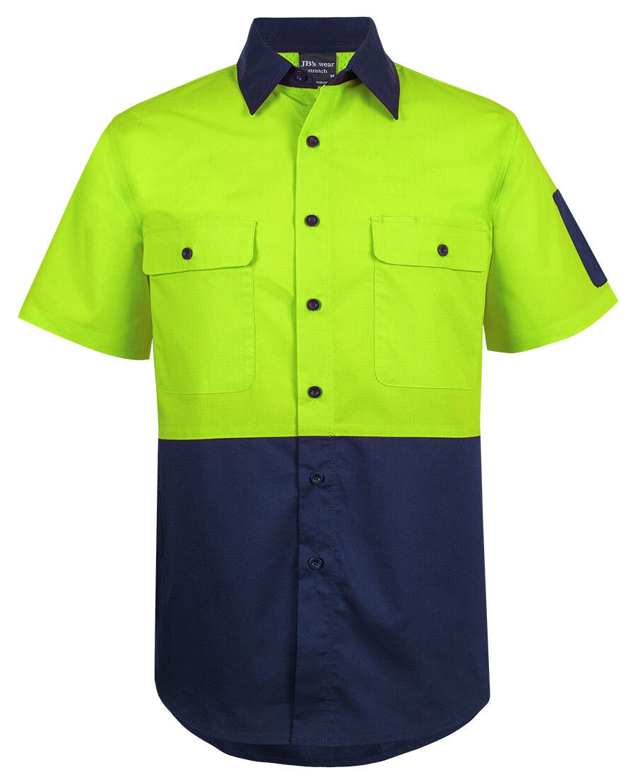Hi Vis Class Ripstop SS Work Shirt