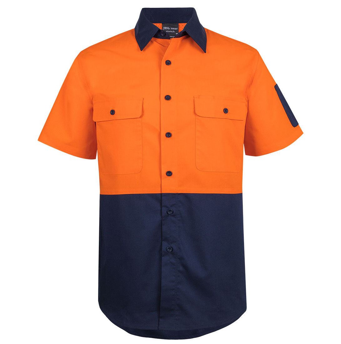 Hi Vis Class Ripstop SS Work Shirt