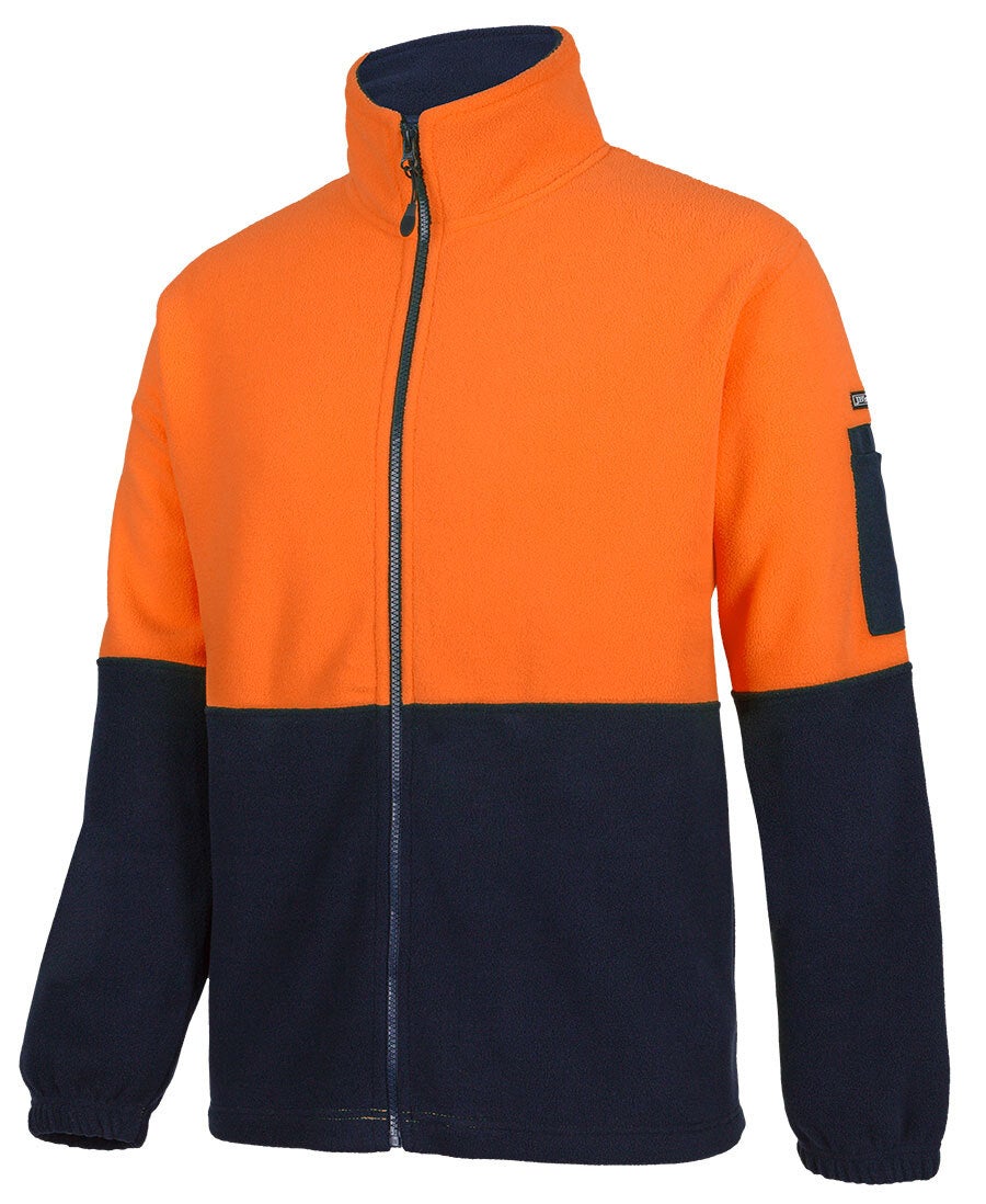 Hi Vis Full Zip Polar Fleece