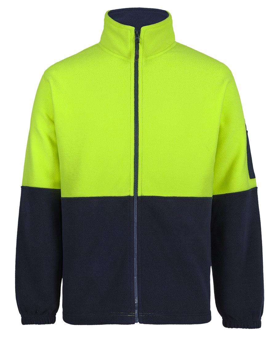 Hi Vis Full Zip Polar Fleece