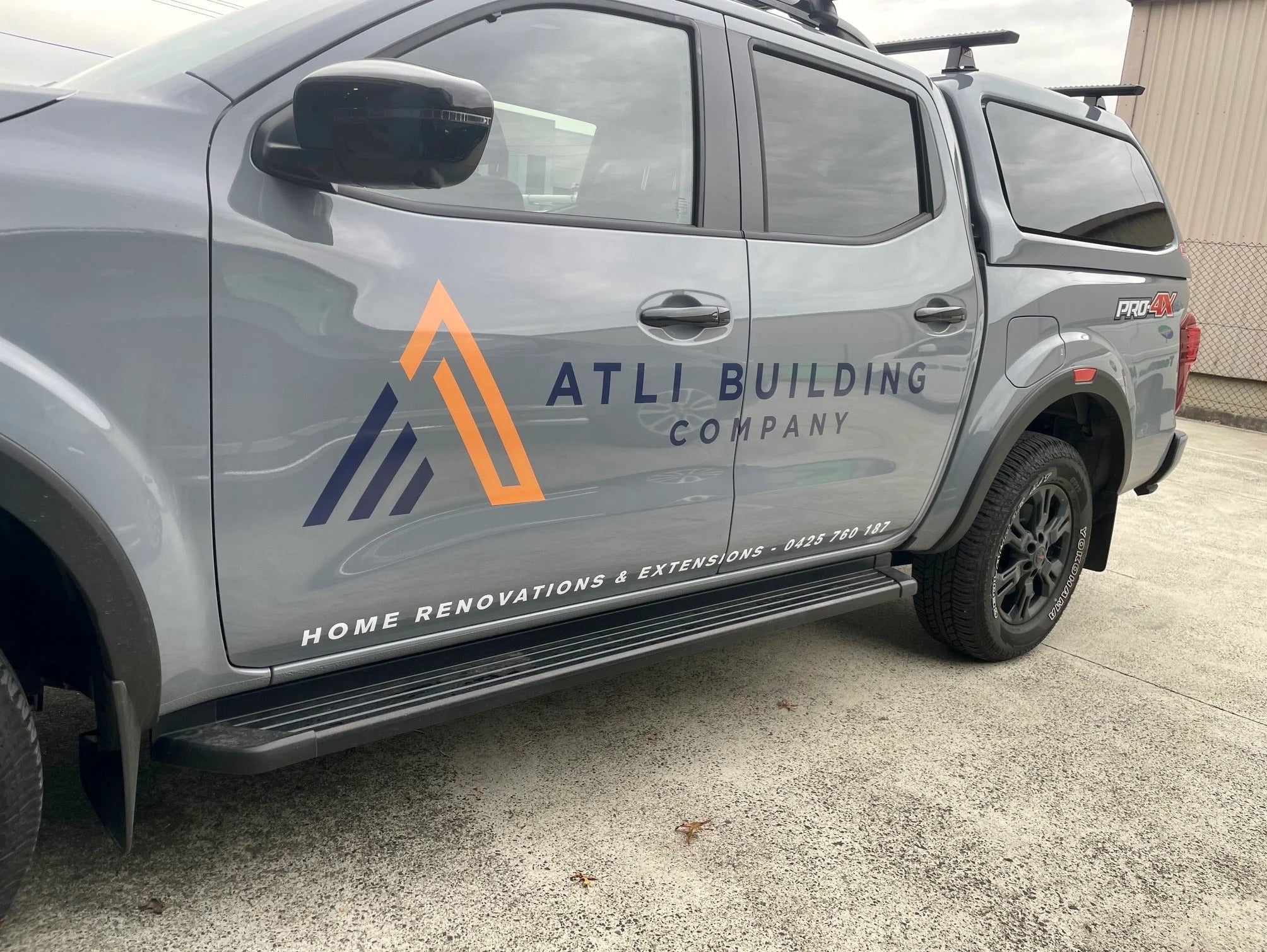 Vehicle Graphics - ATLI Building Company - Melbourne VIC.