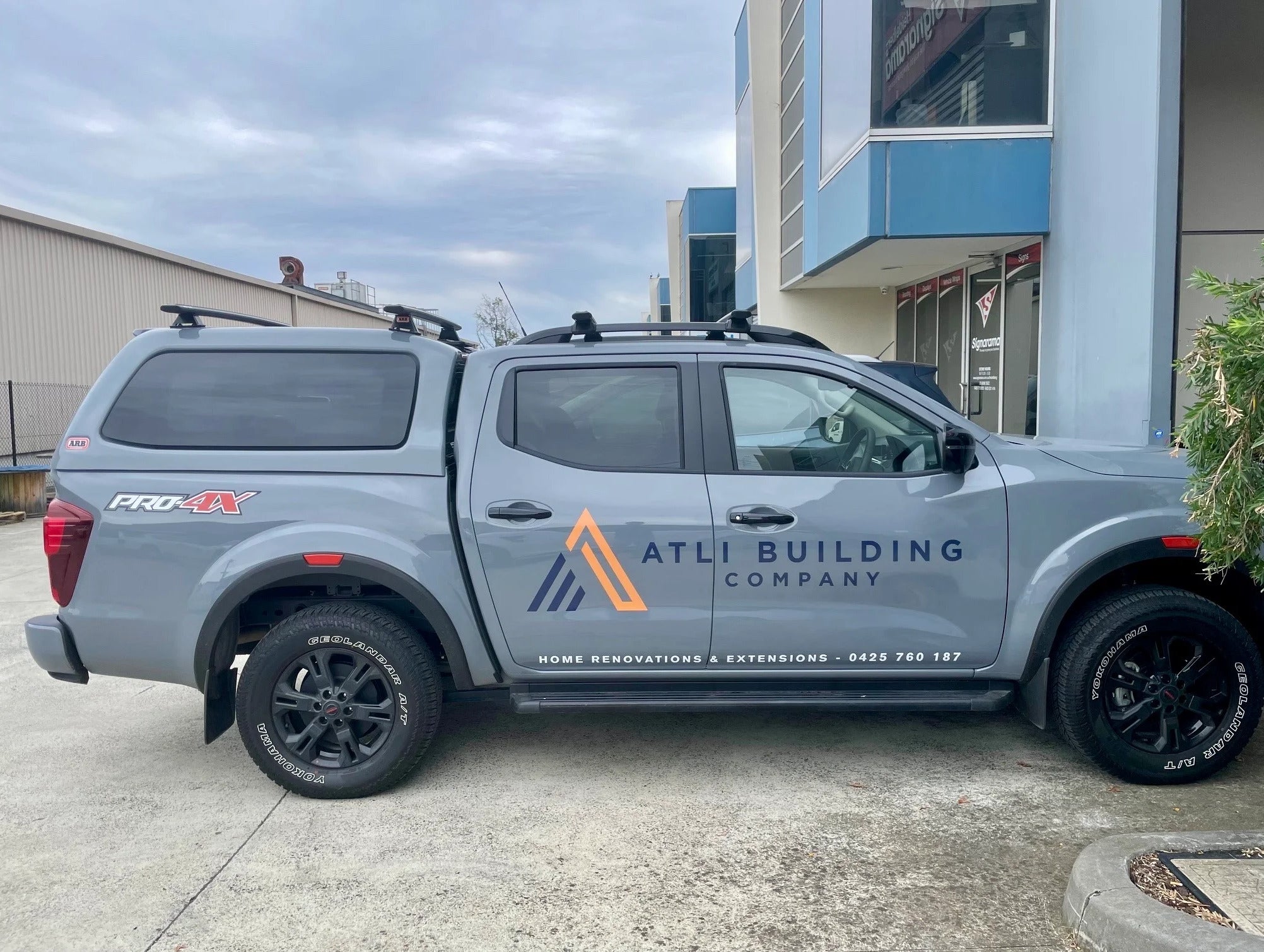 Vehicle Graphics - ATLI Building Company - Melbourne VIC.