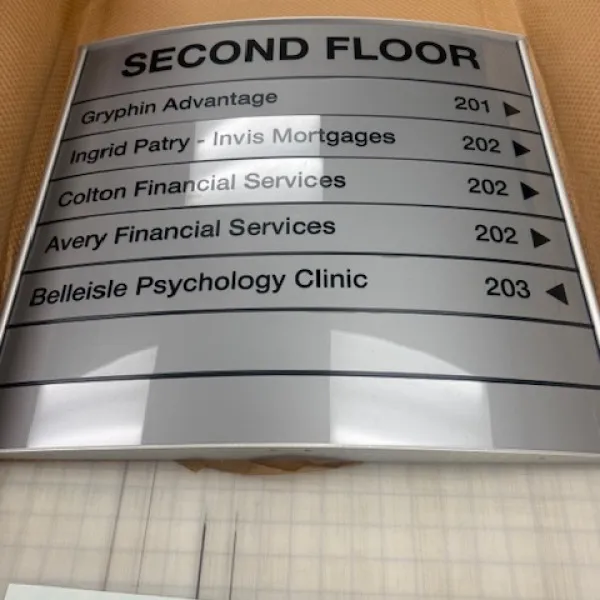 Cut Vinyl_Directory Sign -2-