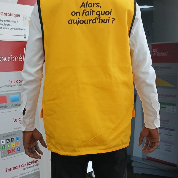 Gilet verso