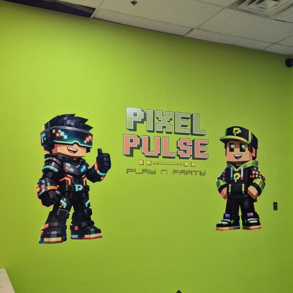 Wall Graphics Mural_Pixel Pulse -6-