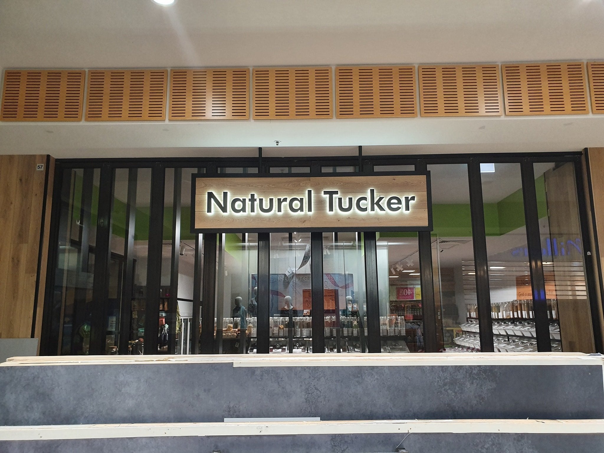 Shopfront Sign with LED Letters