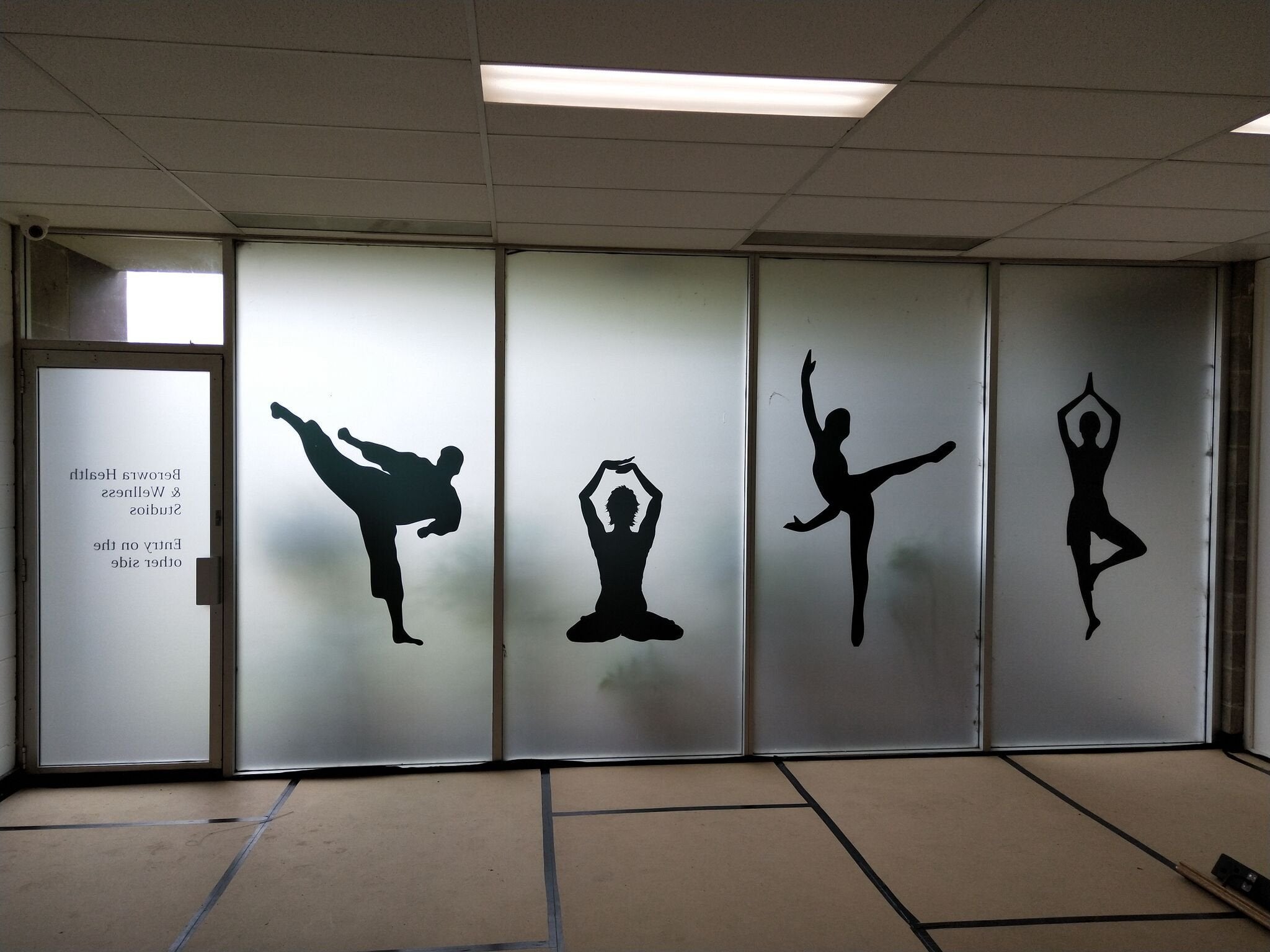 Digitally Printed Window Frosting