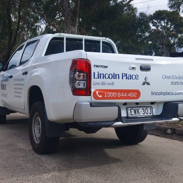 Vehicle Graphics for Lincoln Place Retirement Community in Melbourne
