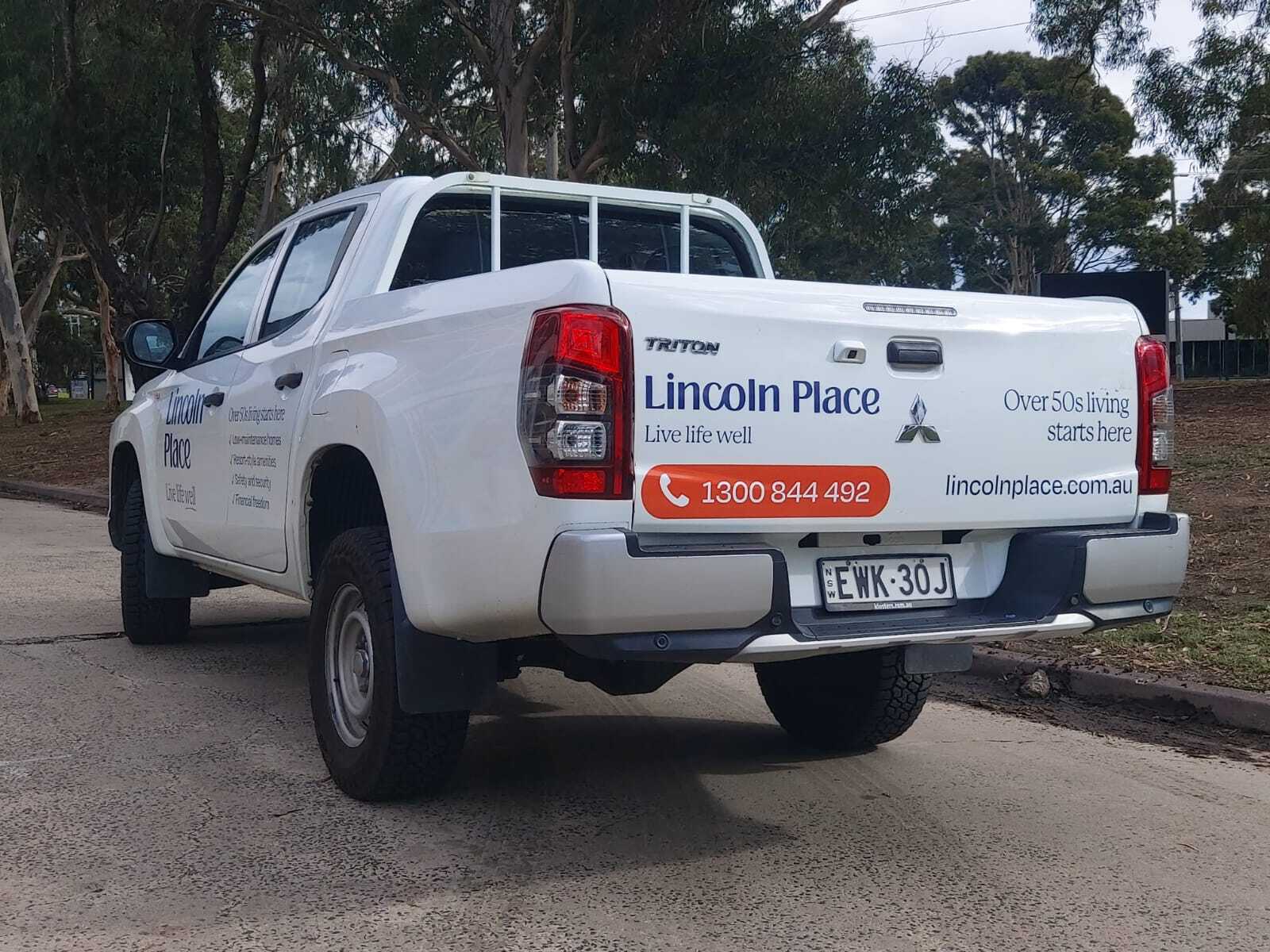 Vehicle Graphics for Lincoln Place Retirement Community in Melbourne