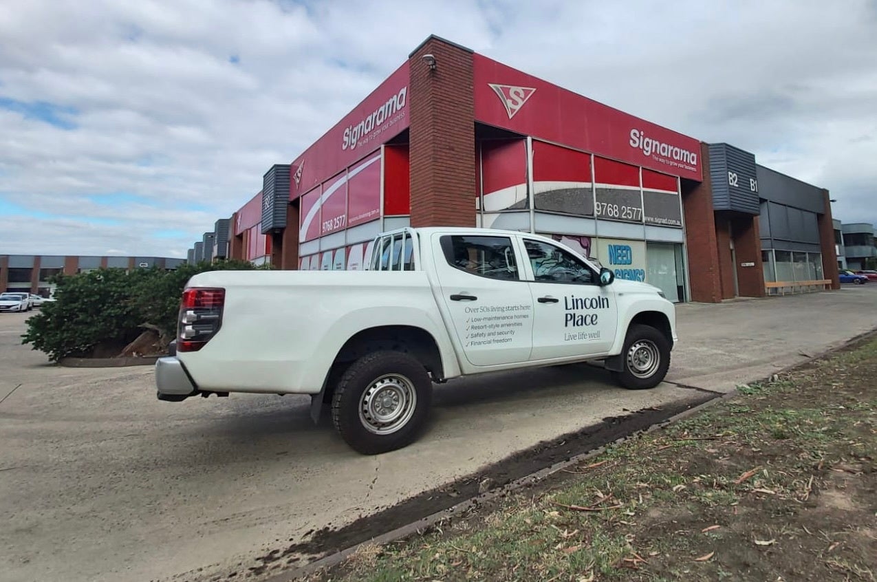 Vehicle Graphics for Lincoln Place Retirement Community in Melbourne