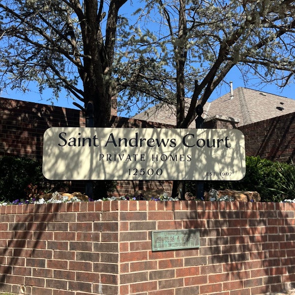 HOA subdivision sign in Oklahoma City, OK!