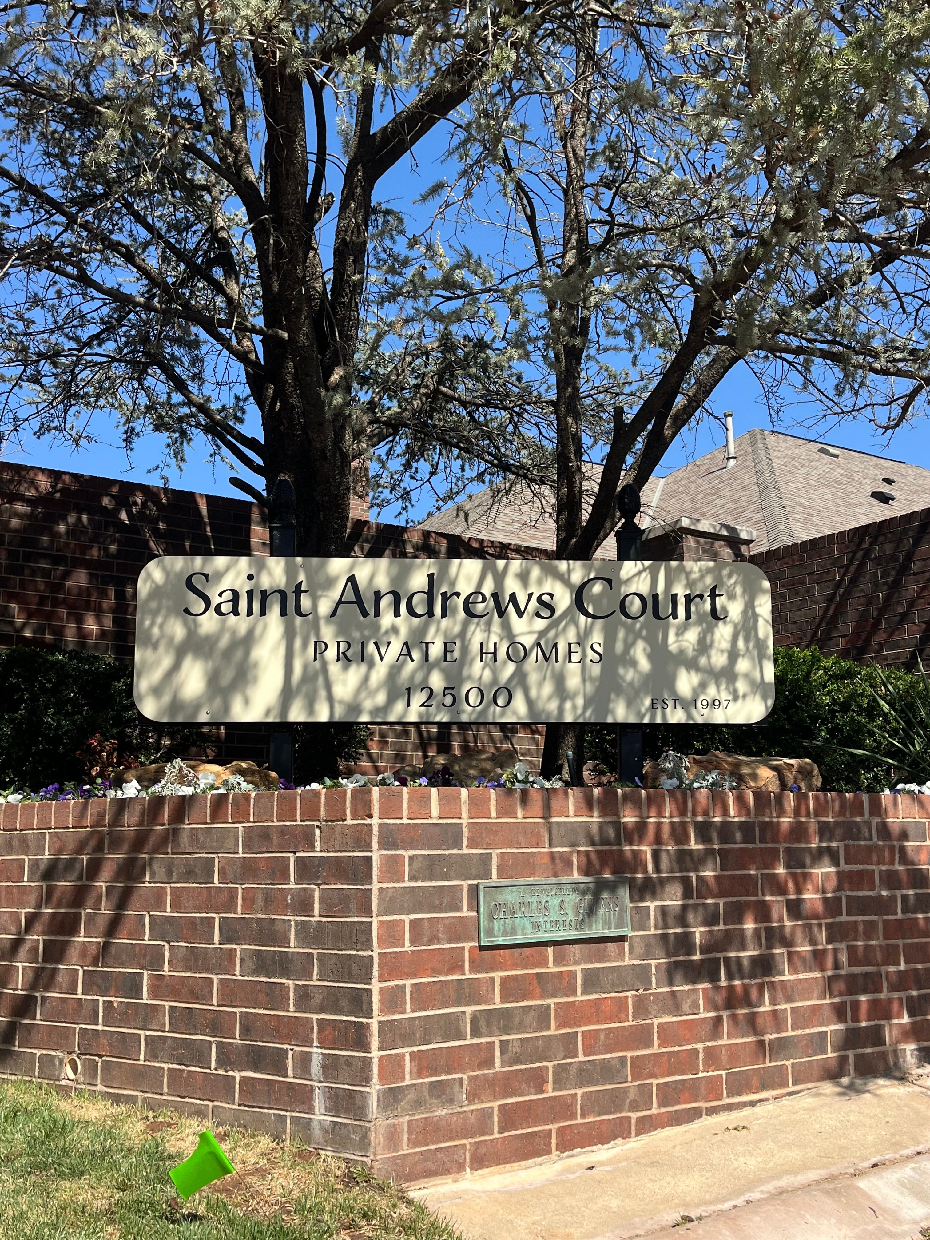 HOA subdivision sign in Oklahoma City, OK!