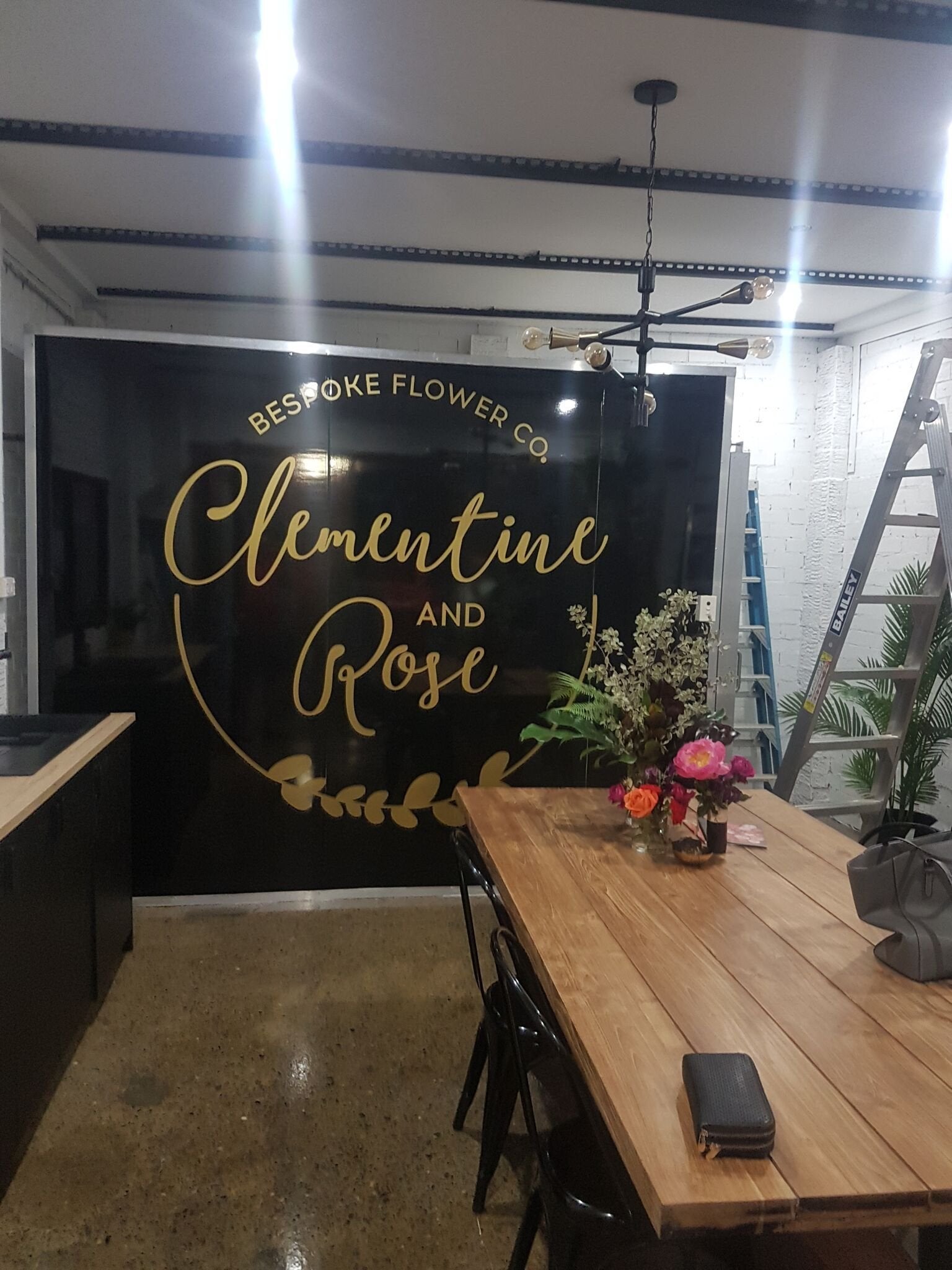 Wrapped Fridge & Gold Cut Vinyl
