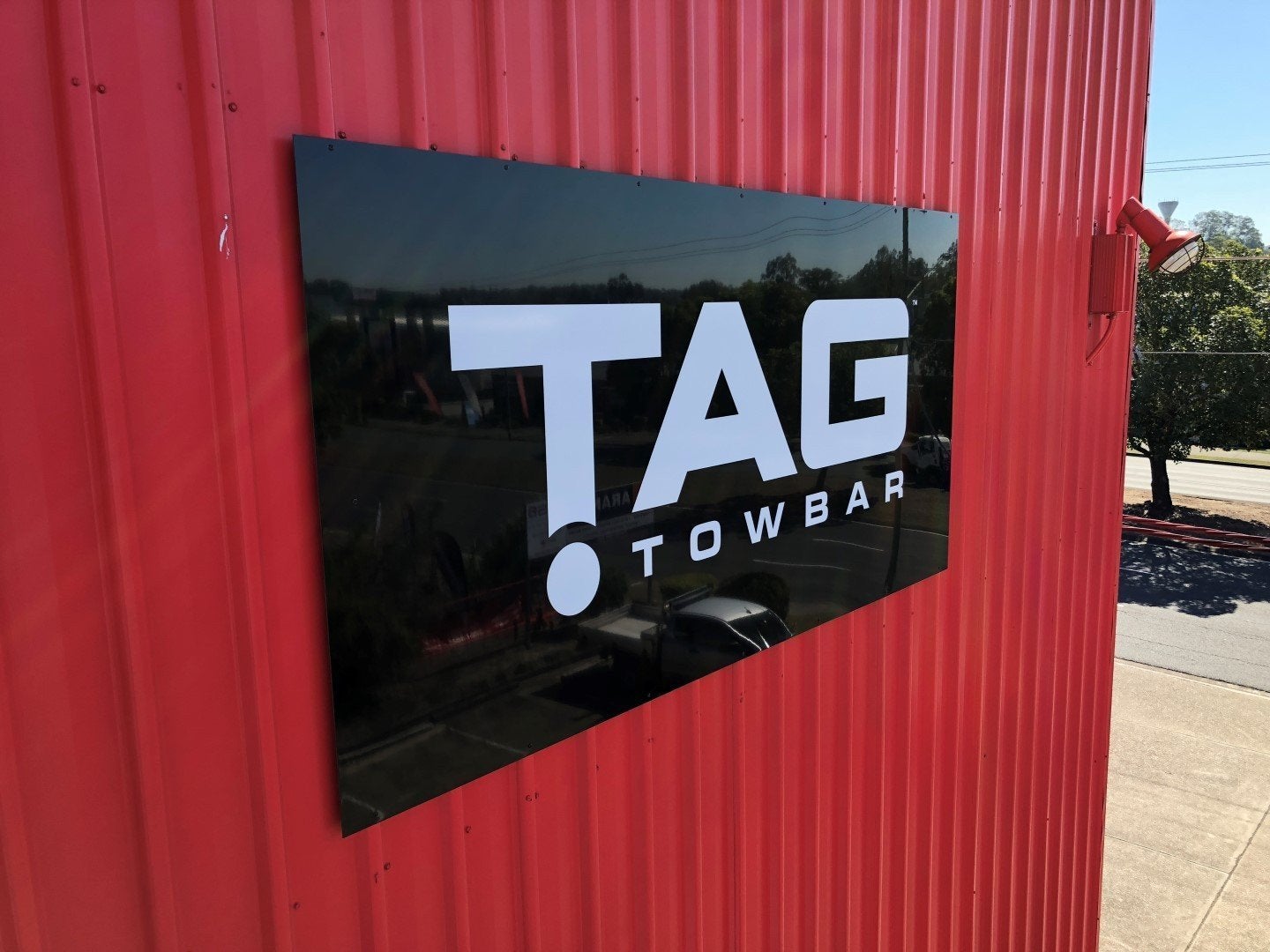 TAG Tow Bars fascia signage